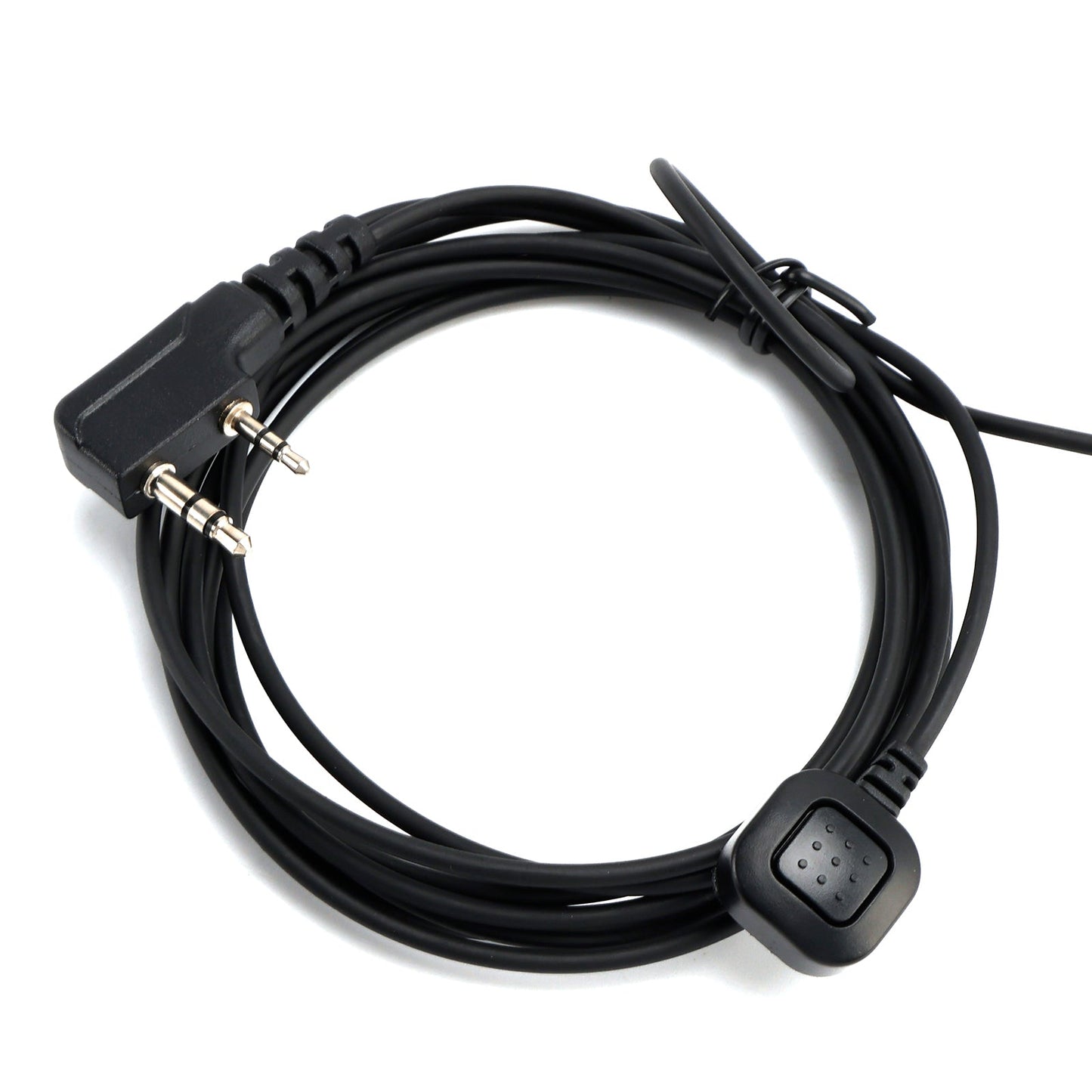 K-Head Telescopic Throat Vibration Mic Headset for TK-208 TK-220 TH-D7 TH-F6