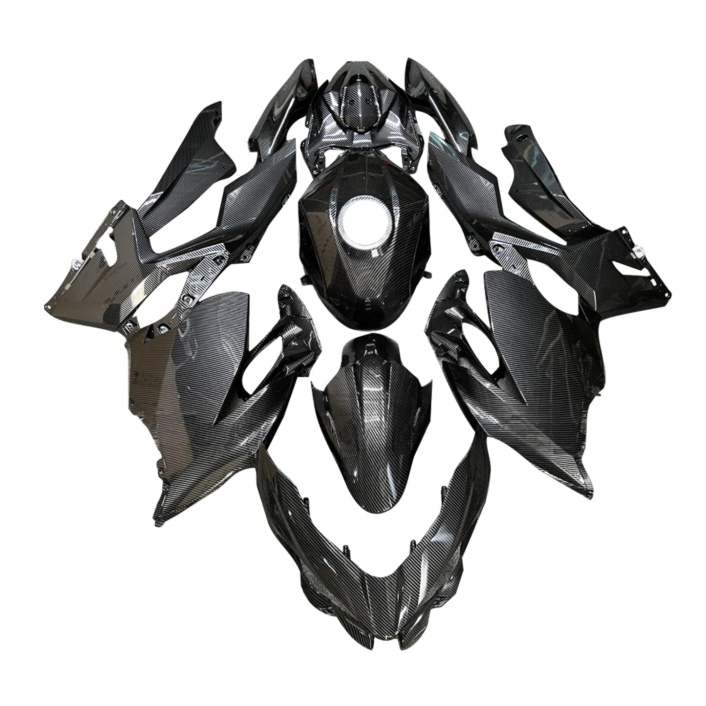 Injection Fairing Kit Bodywork Plastic ABS fit For Kawasaki EX400 Ninja400 2018-2024