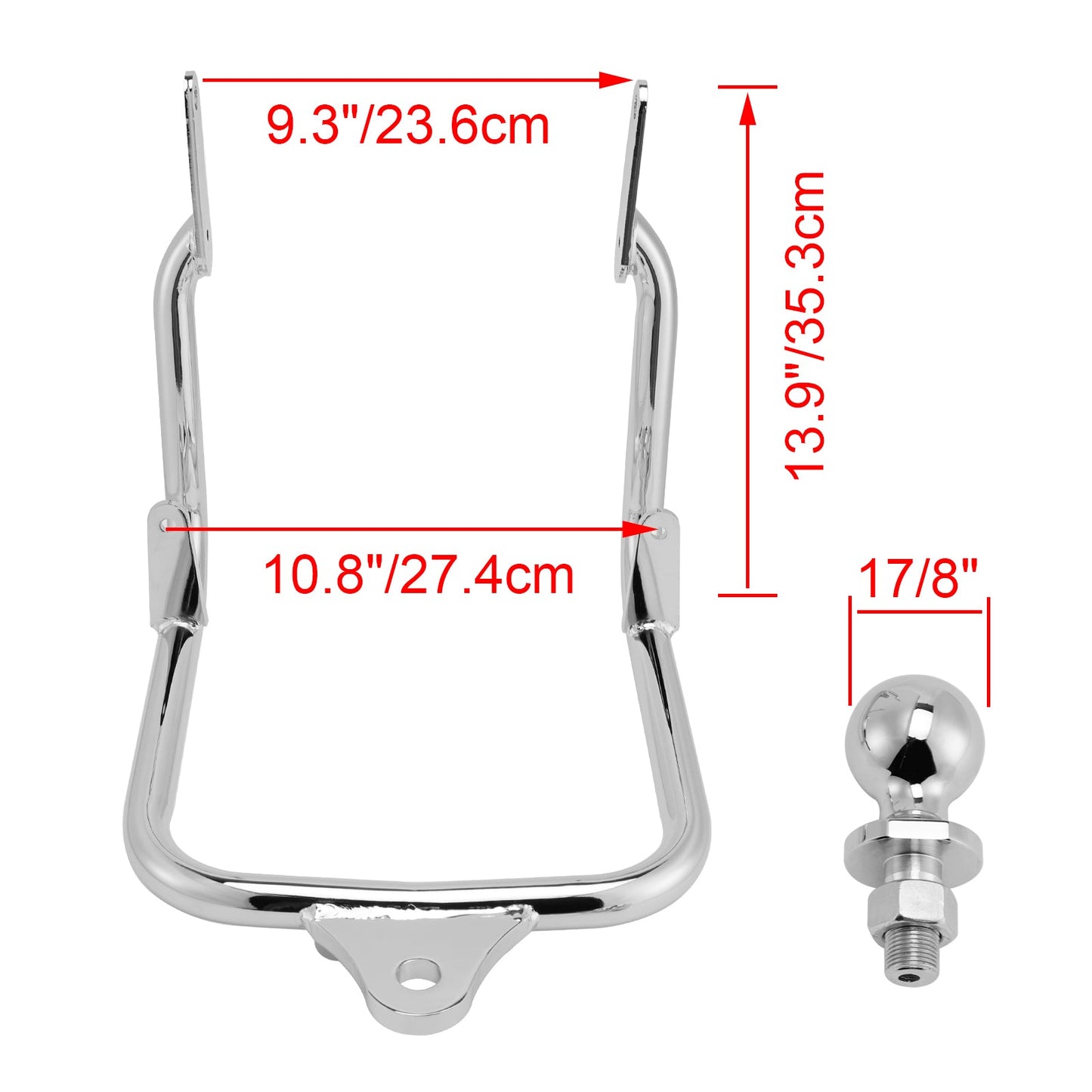 2009-2023 FLHTC/U (not SE), FLHX/SE, FLHR, FLTRX and FLHTK, and FLTRUSE Receiver Trailer Tow Hitch