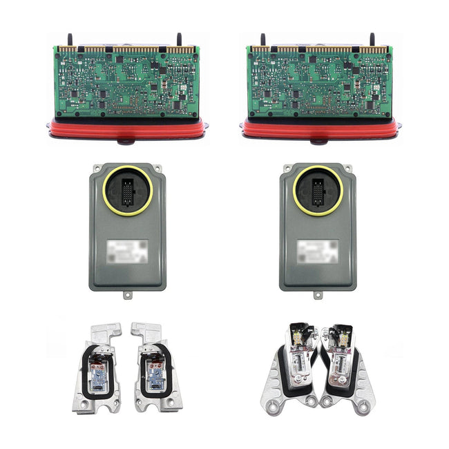 2014-2016 BMW 550i 8PCS Left+Right Adaptive Headlight Control Module Set