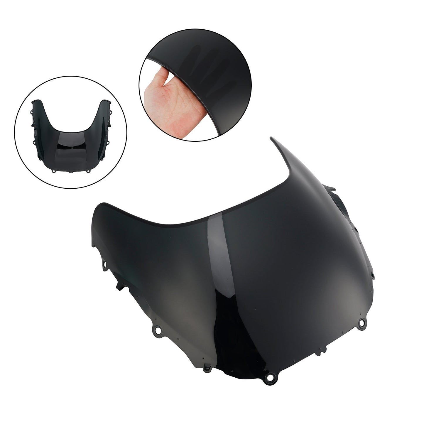 2024-2025 YAMAHA XSR900 GP Windshield WindScreen + Bracket