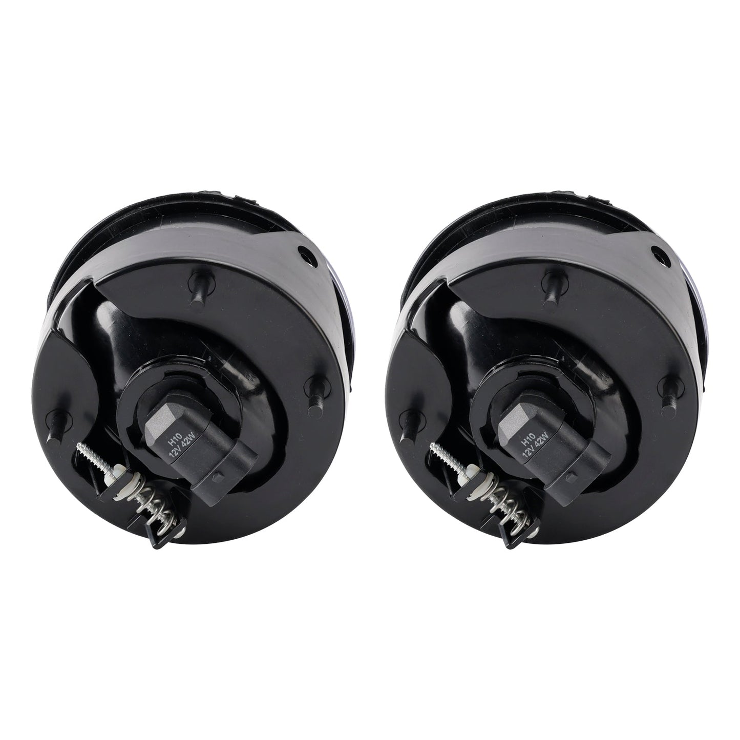 Pair Front Fog Light Lamps With Bulbs For Ford Expedition 2007-2014 Smoked Lens