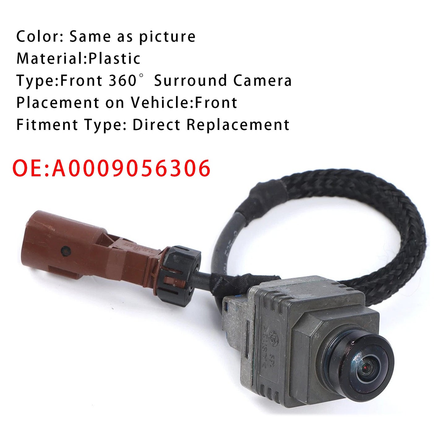 2020/07-on Mercedes-Benz E-KLASSE (W213) E 300 e 4-matic (213.054) (M 274.920) 1991ccm 211KM/155kW Front 360°Surround Camera A0009056306