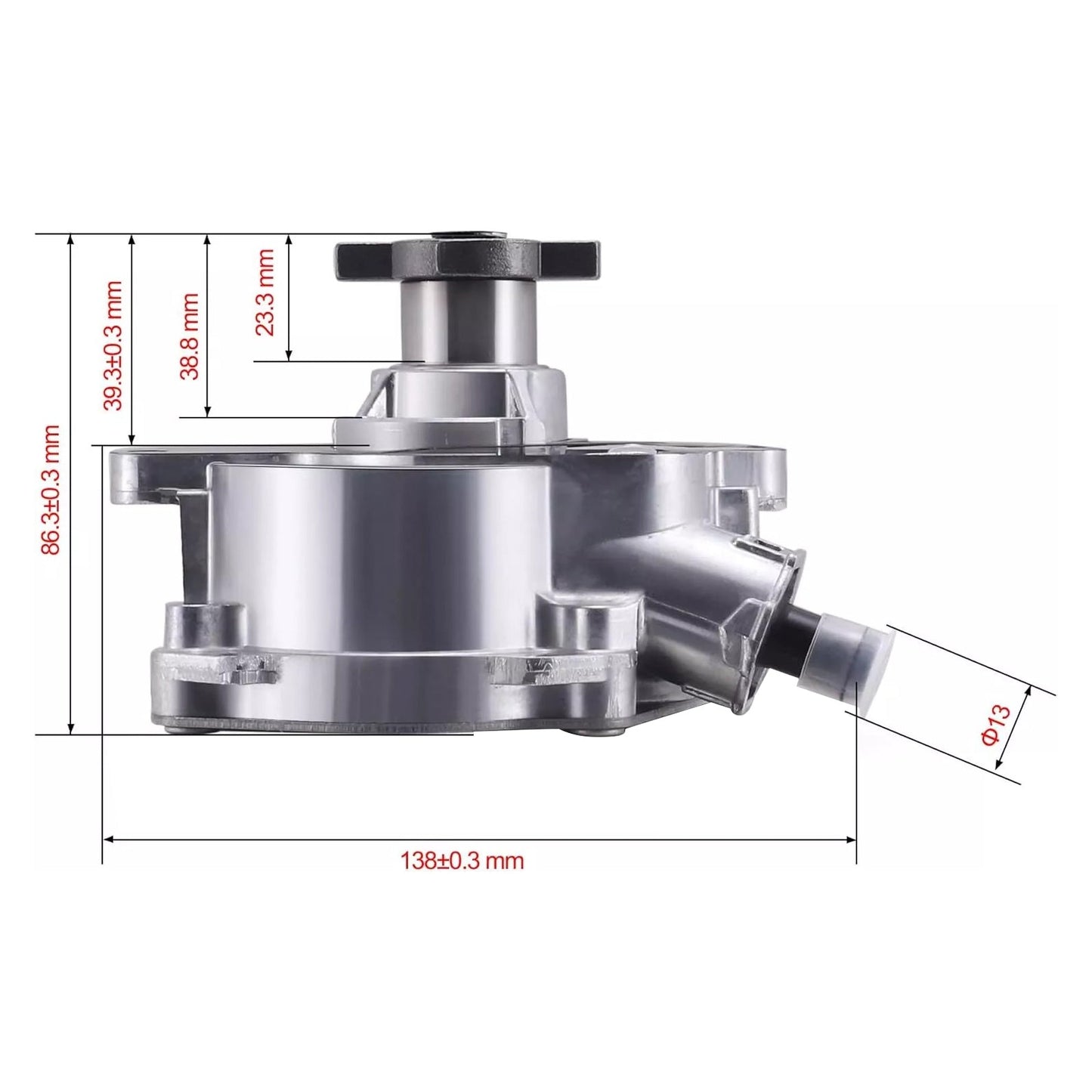 2006 Volkswagen Jetta 2.5L 5 cylinder A/T Value Edition Sedan Vacuum Pump 07K145100H 904-817