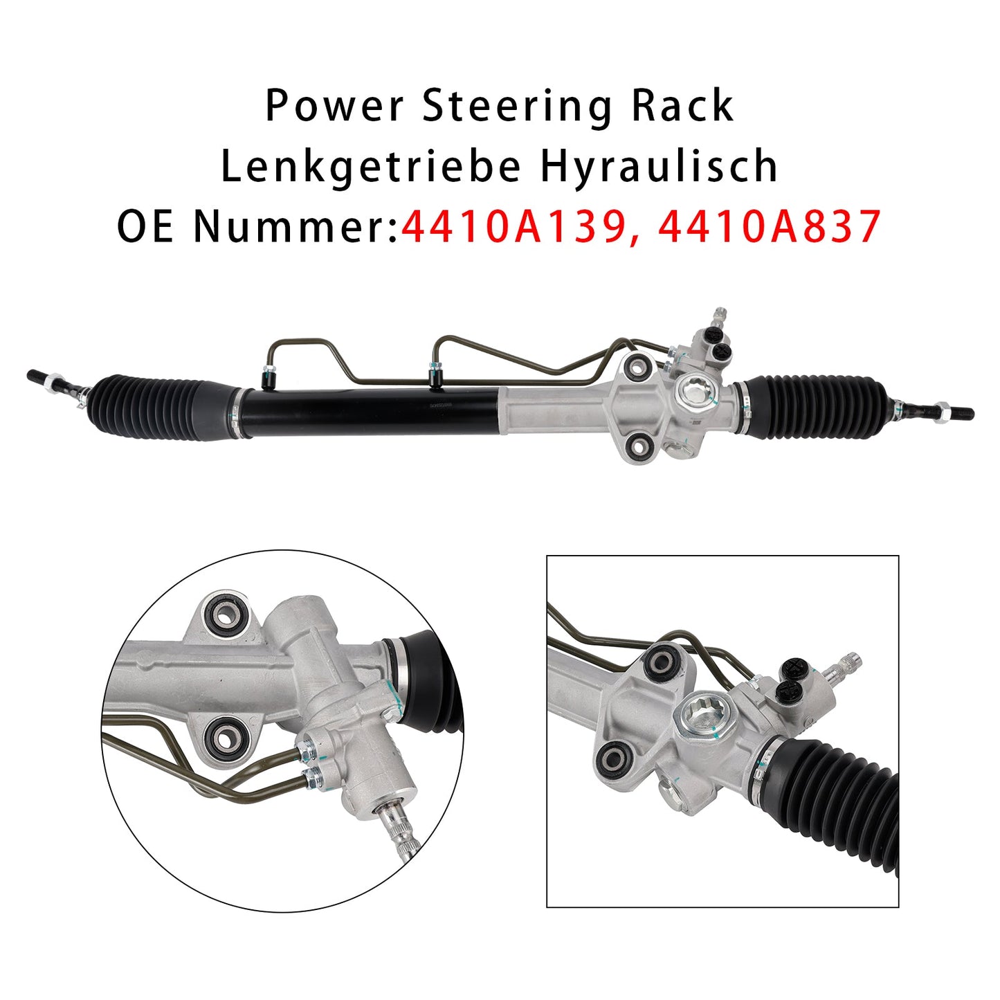2006/11-2025/12 Mitsubishi Pajero IV Van V8, V8V, V9 3.2L Power Steering Rack 4410A139 4410A837
