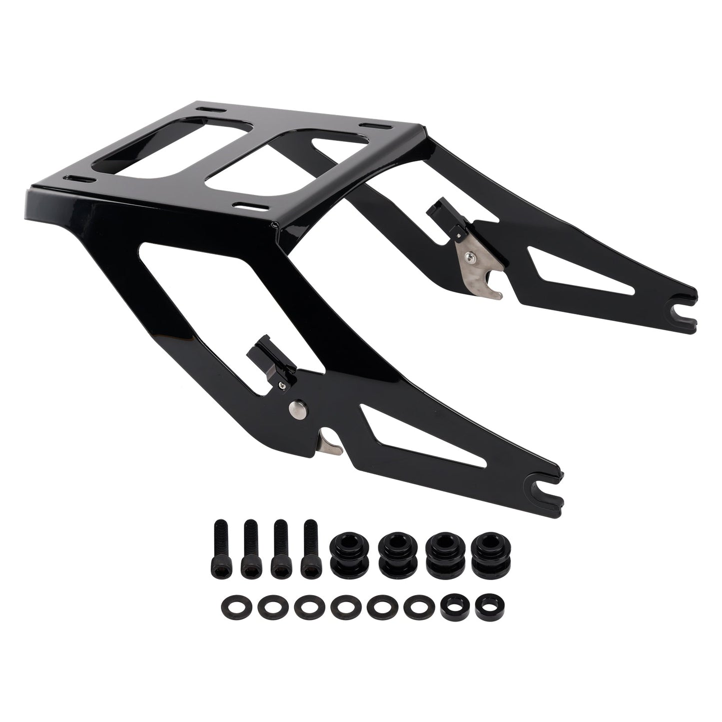 2018-2021 Softail Sport Glide FLSB Black Two Up Luggage Trunk Mount Rack
