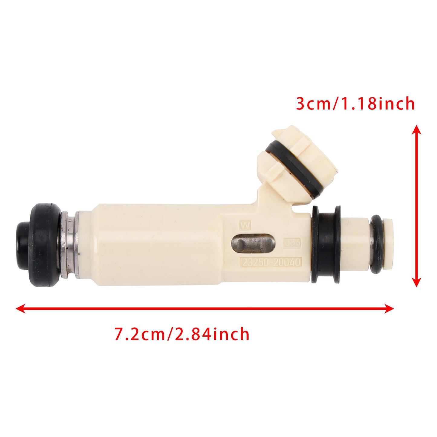 6Pcs Fuel Injector For Toyota Highlander 3.3L V6 2008-2010 23250-20040
