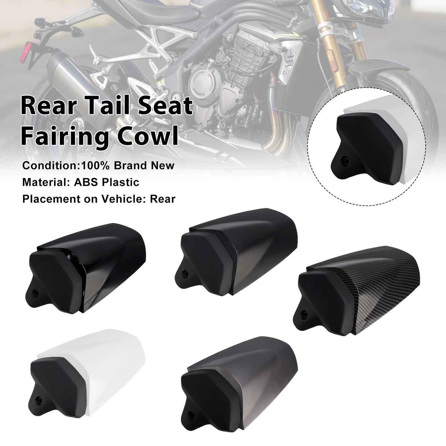 2025-2026 For Speed Triple 1200 RS Rear Tail Seat Fairing Cowl Cover