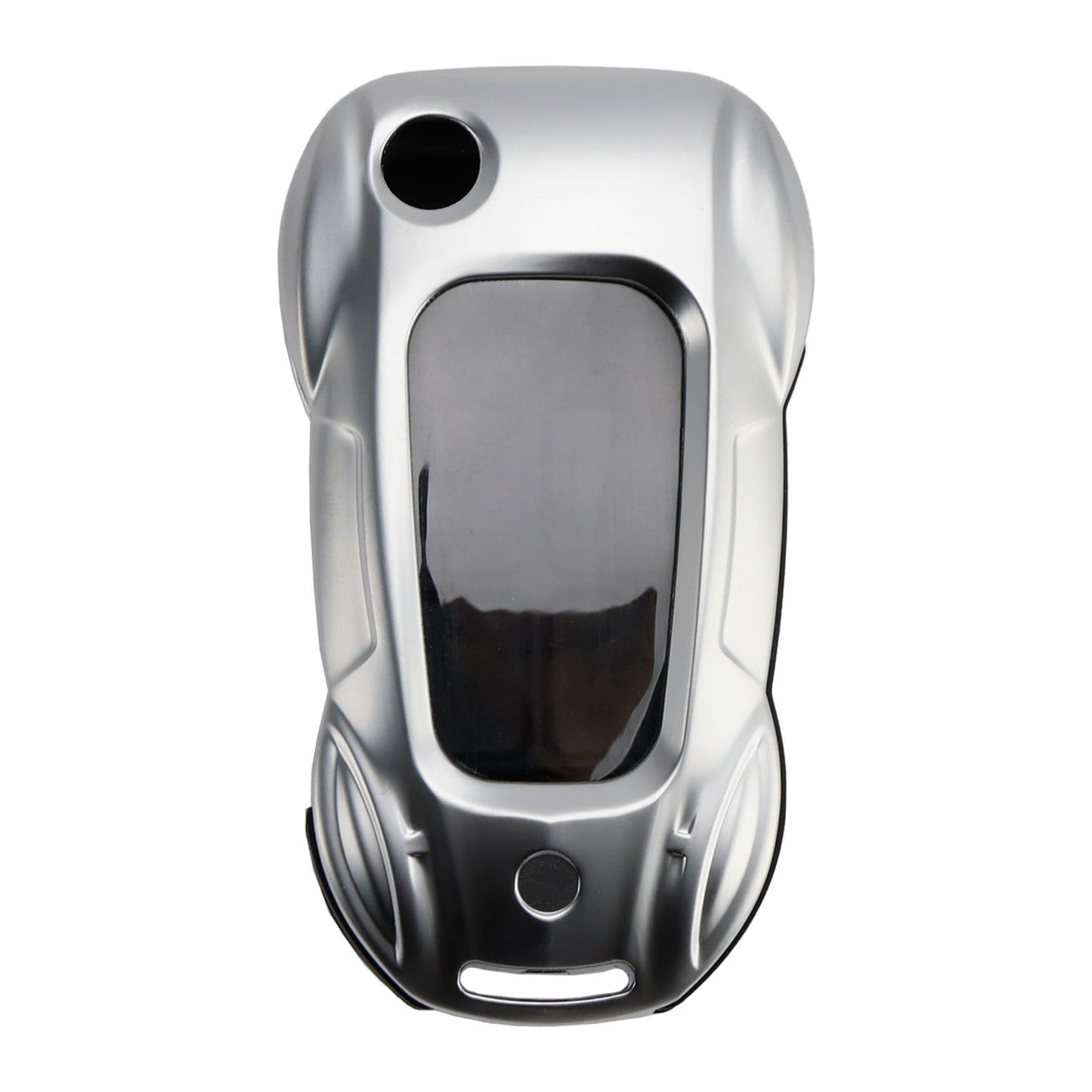 Audi A1 A3 S3 Leather Alloy Zinc Car Key Silvery Case Cover