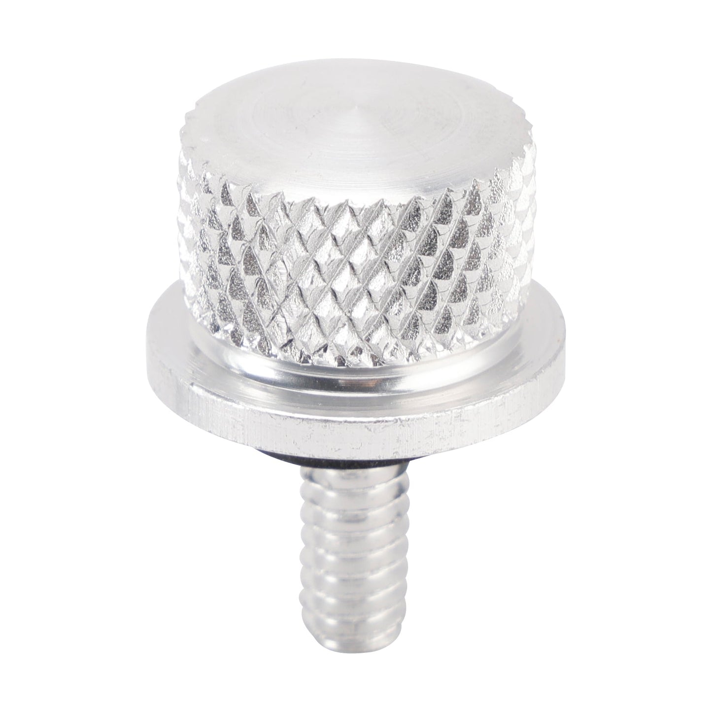 1/4"-20 Silver Seat Bolt Screw Plate Release Kit For Touring Softail Dyna 96-23