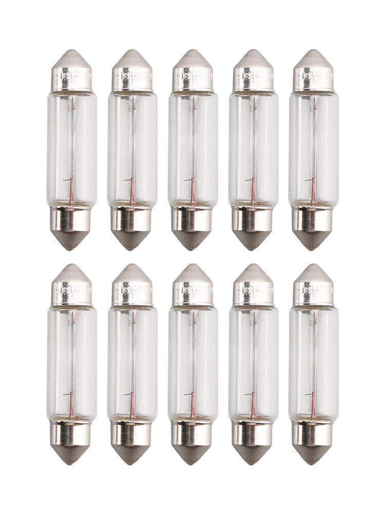 10PCS Car Light Tubular Lamp bulb C10W SV8.5-8 43MM 6429 24V 10W For OSRAM