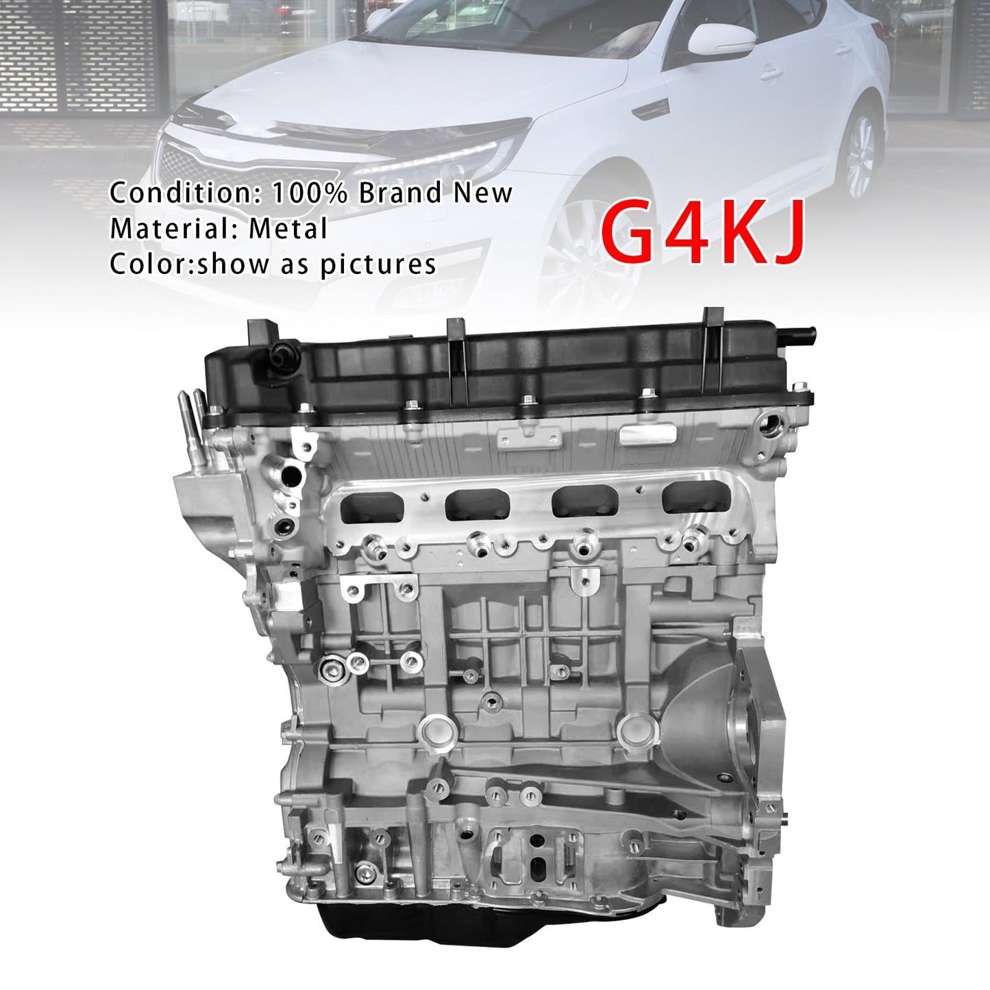 2017-2018 Hyundai Santa Fe Sport 4-Door 2.4L G4KJ Engine Assembly Motor Block Old Type