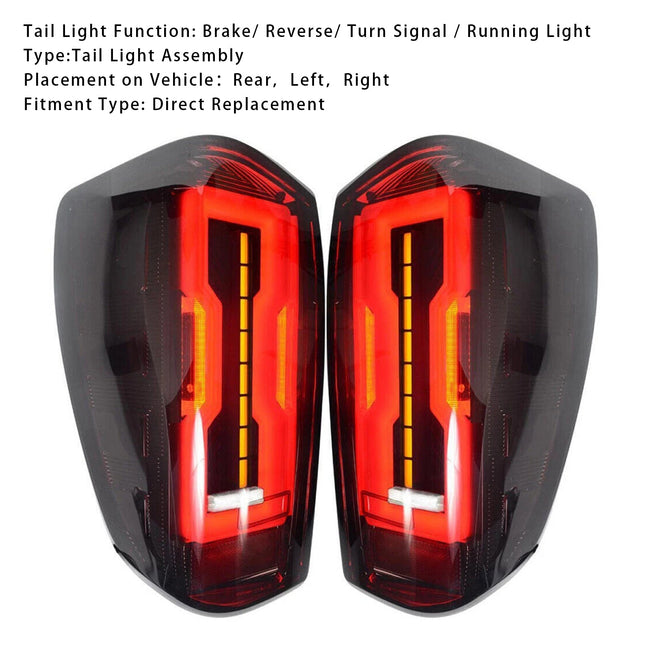 2020-2023 Mazda BT50 Left+Right LED Tail Light Assembly