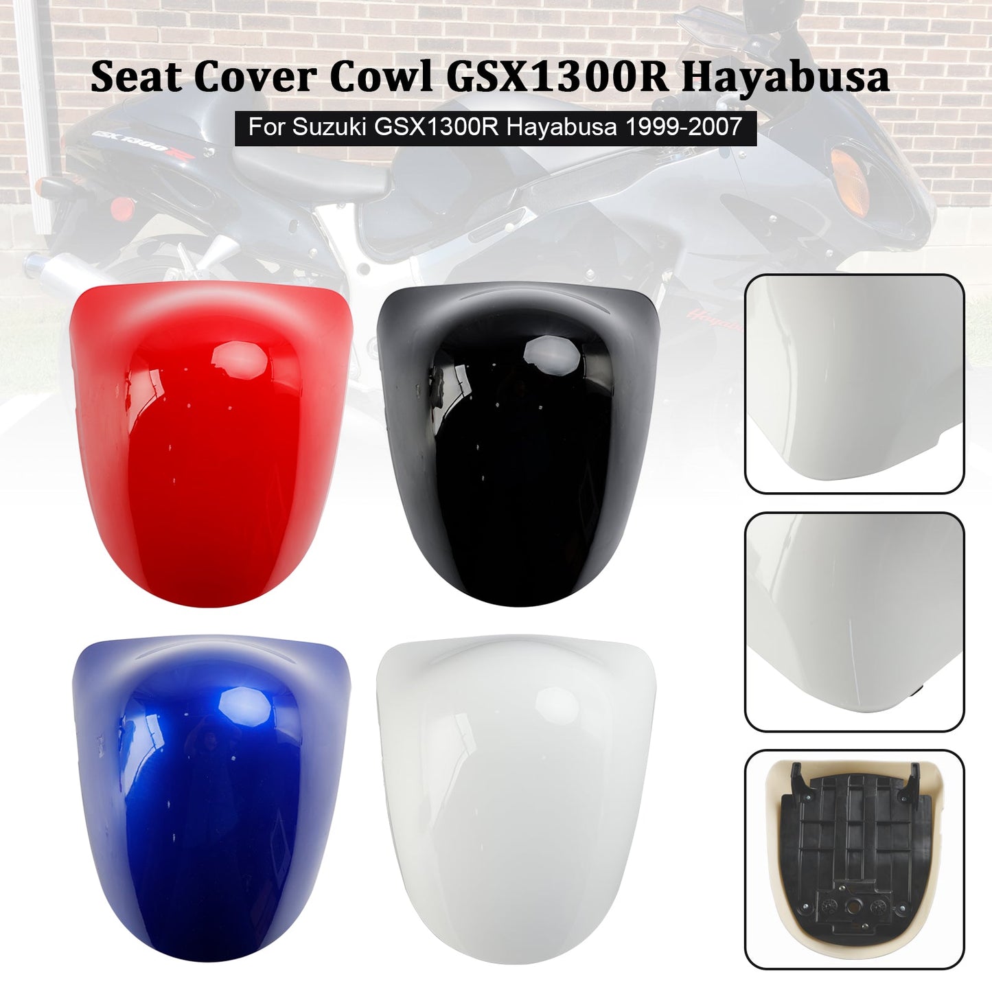 1999-2007 Suzuki GSX1300R GSX-R1300 Hayabusa Rear Seat Fairing Cover
