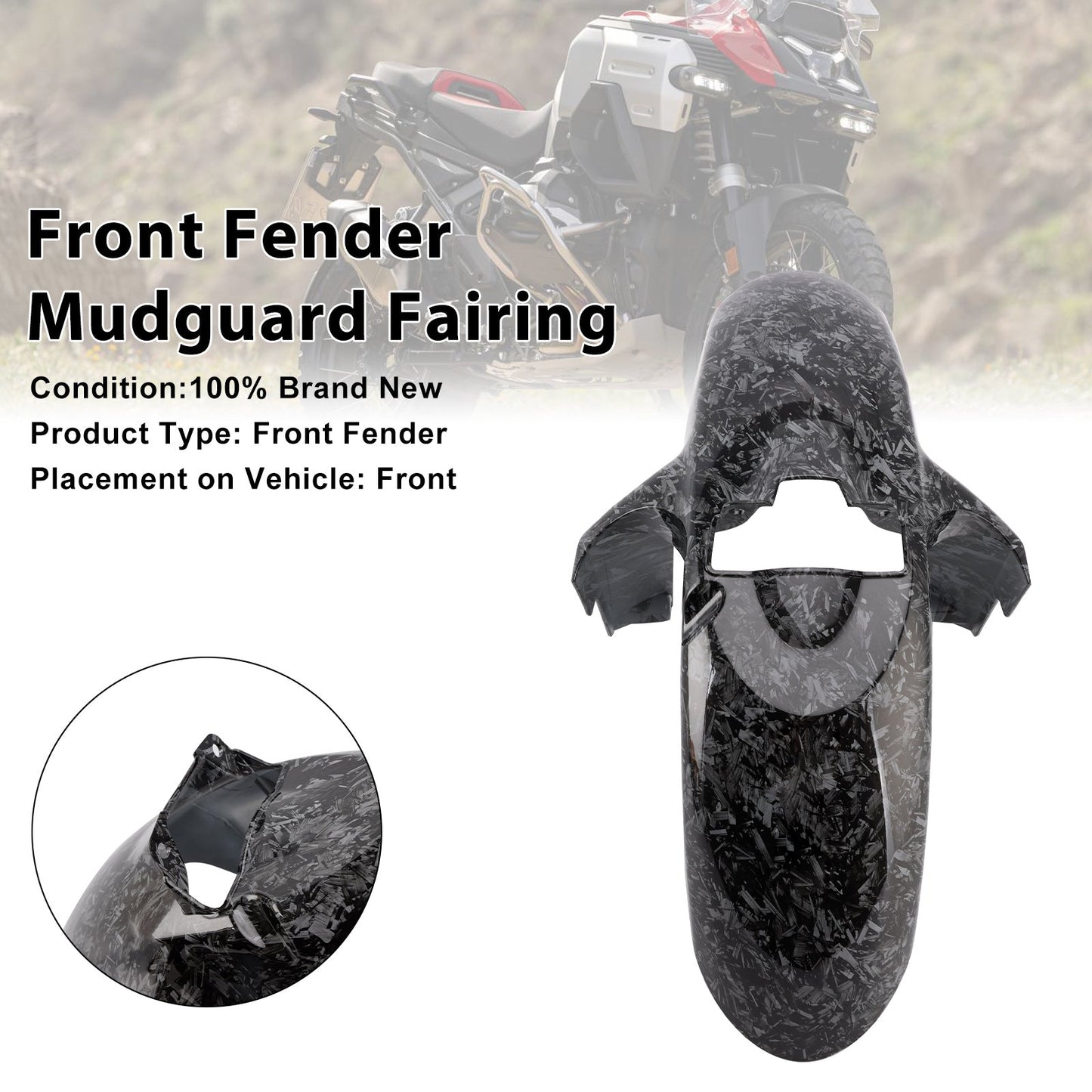 2024-2025 BMW R1300GS Front Fender Mudguard Fairing