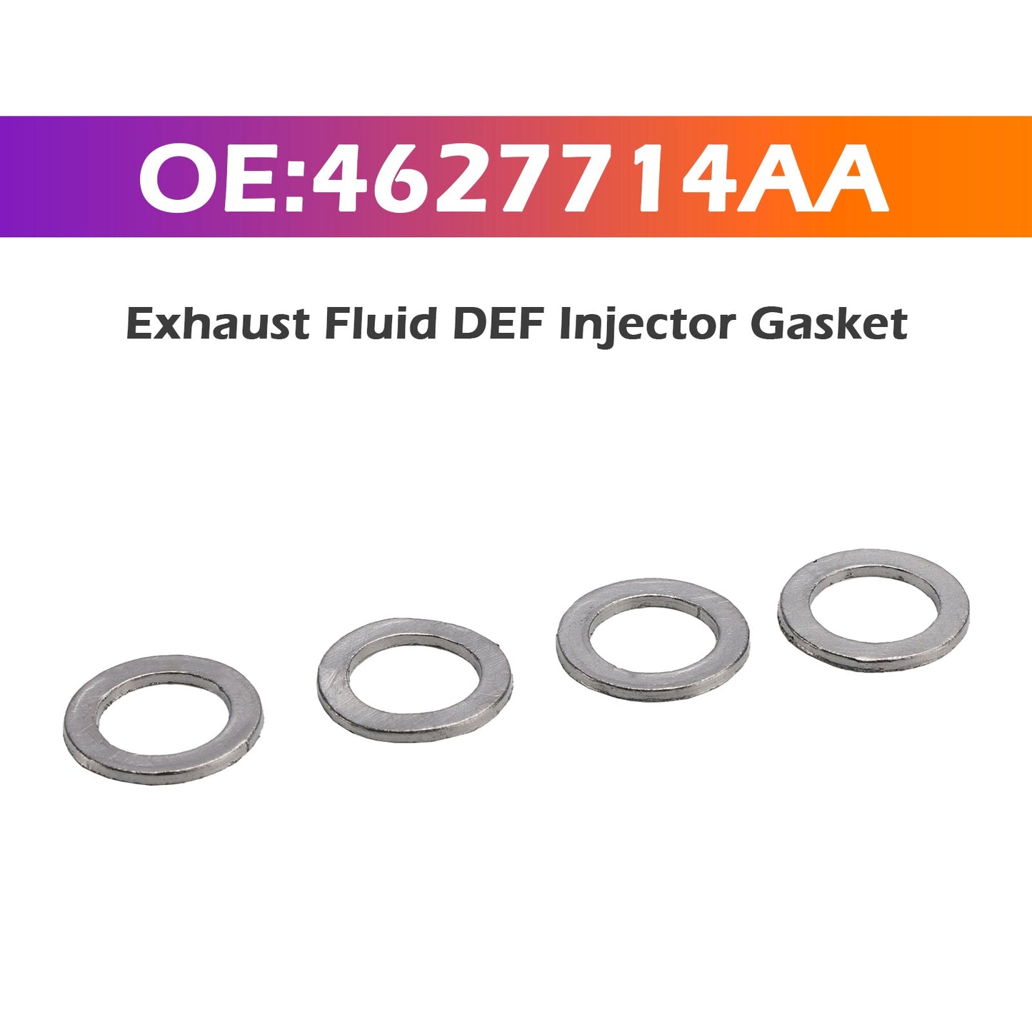 2013-2018 Dodge Ram 6.7L Diesel 4× Exhaust Fluid DEF Injector Gasket 4627714AA