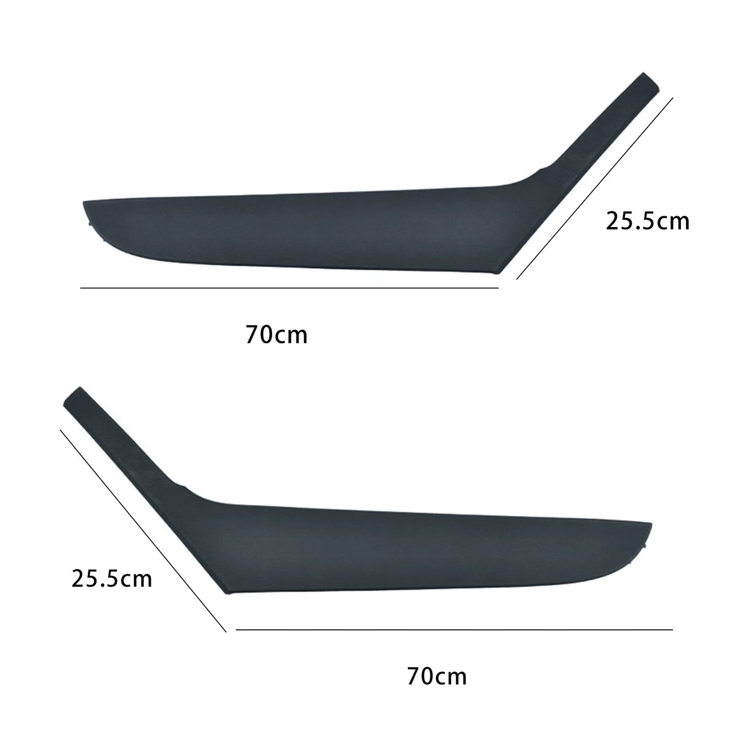 2009-2013 For VW Golf 6 Coupe 2x Door Handle Cover Trim Panel 5K3686039A 5K3686040A