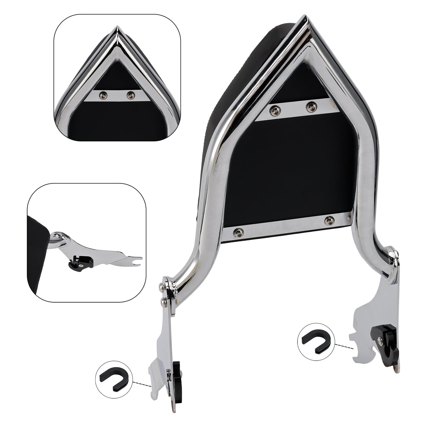 2022-2023 STREET GLIDE ST FLHXST Passenger Sissy Bar Backrest
