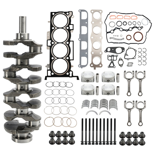 G4KE 2.4L Engine Overhaul Rebuild Kit & Crankshaft & Con Rods for Hyundai KIA