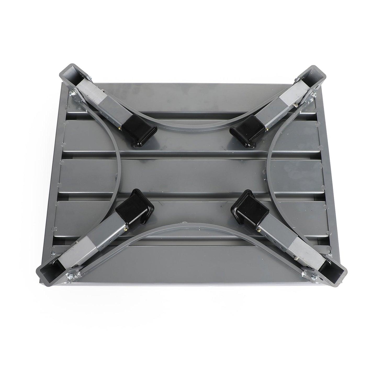 Folding Aluminum Platform Step For RV Trailer Camper Working Ladder Portable