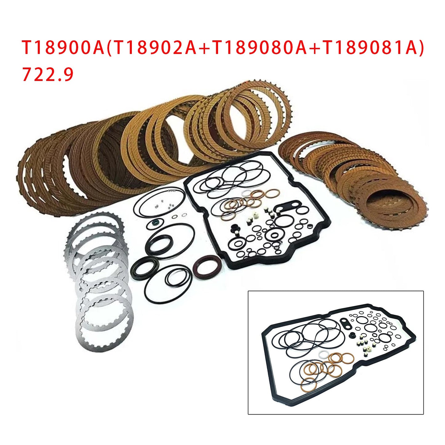 2005-2006 Mercedes-Benz CL500 V8 5.0L 7 Spd RW 722.9 Transmission Rebuild Kit Overhaul Seal Clutch Plates