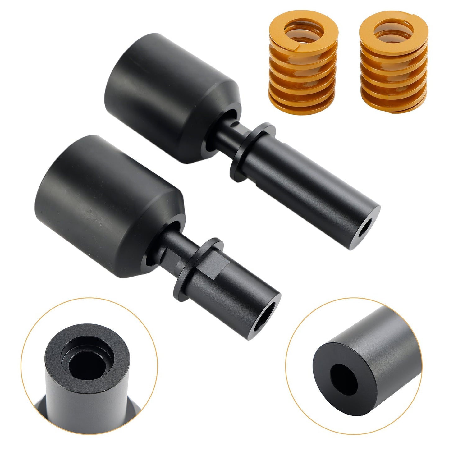 2023-2024 KAWASAKI ZX-4R Aluminum Frame Crash Slider Protection Black