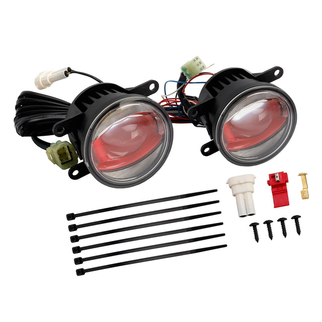 Car Light Ledtiving FOG DRL Pink Edition 90MM 6000K For OSRAM