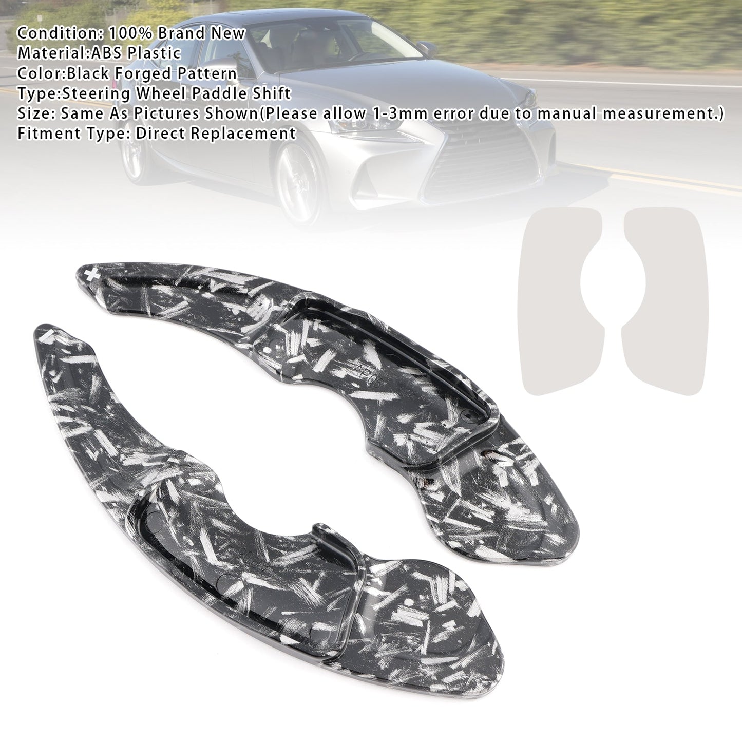 Steering Wheel Paddle Shifter Extensions For Lexus IS RC RCF NX