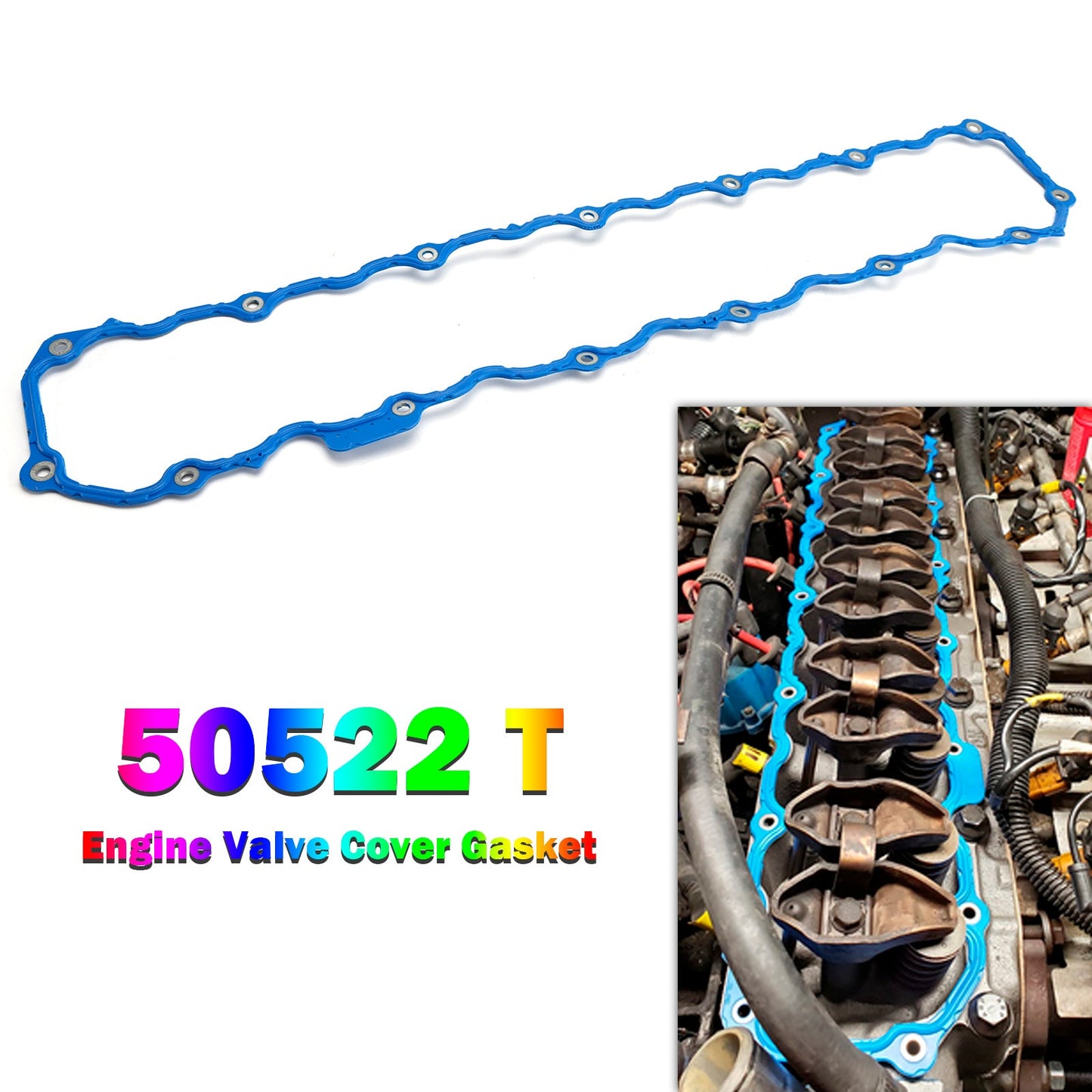 50522 T Engine Valve Cover Gasket for Jeep Cherokee Wagoneer Wrangler