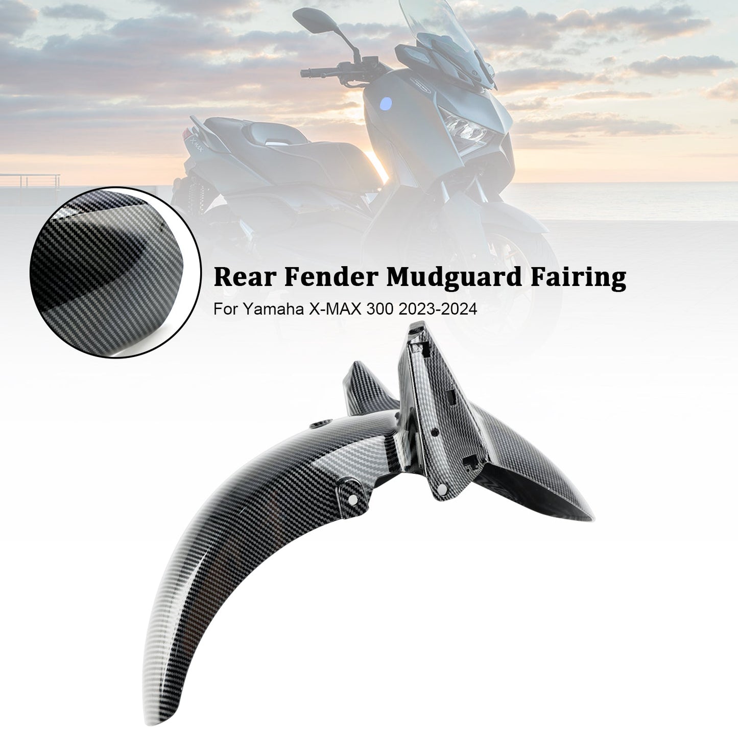 2023-2024 Yamaha X-MAX 300 Front Fender Mudguard Fairing Cowl