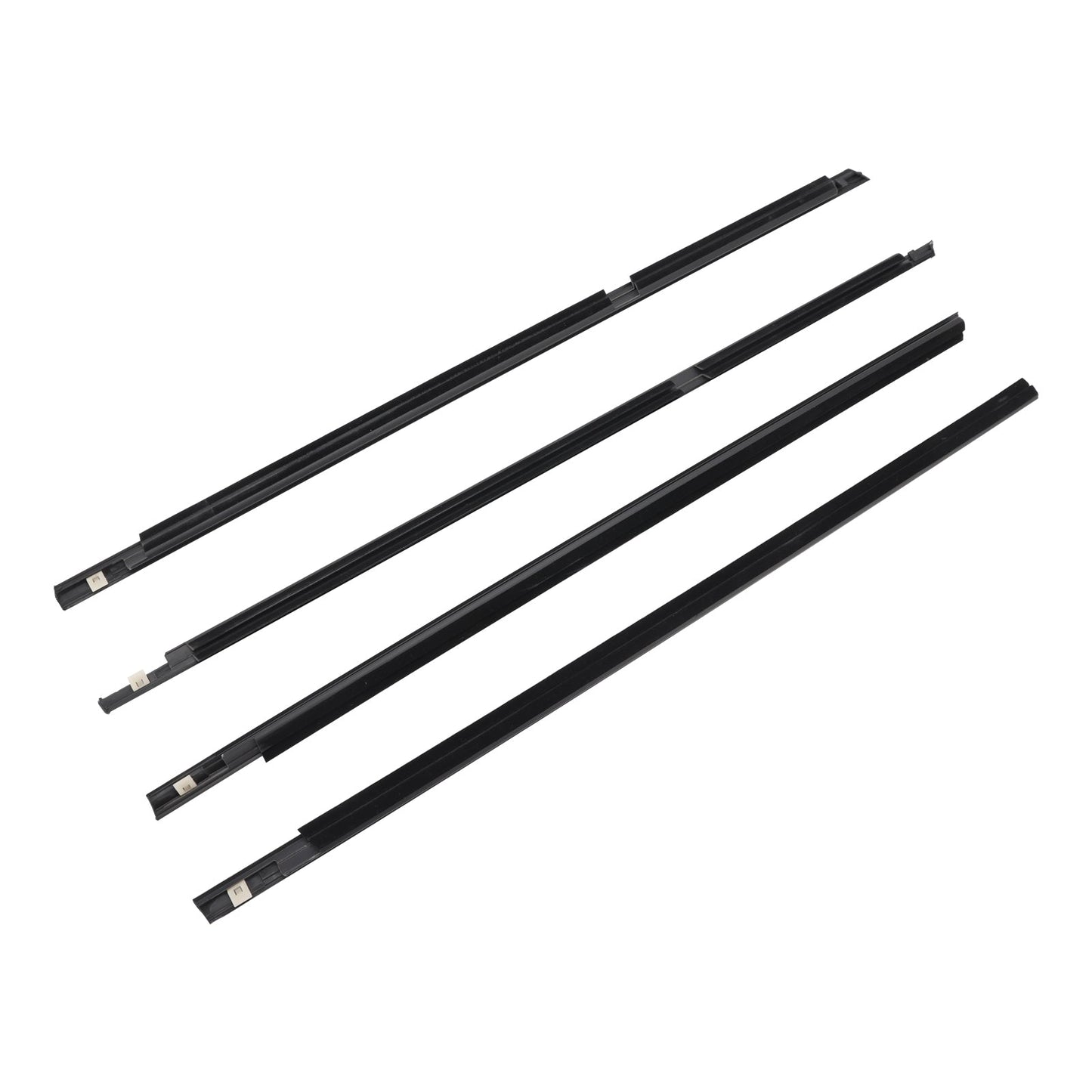 2009-2013 Suzuki Grand Vitara 4PCS Door Glass Belt Outer Molding Weatherstrip