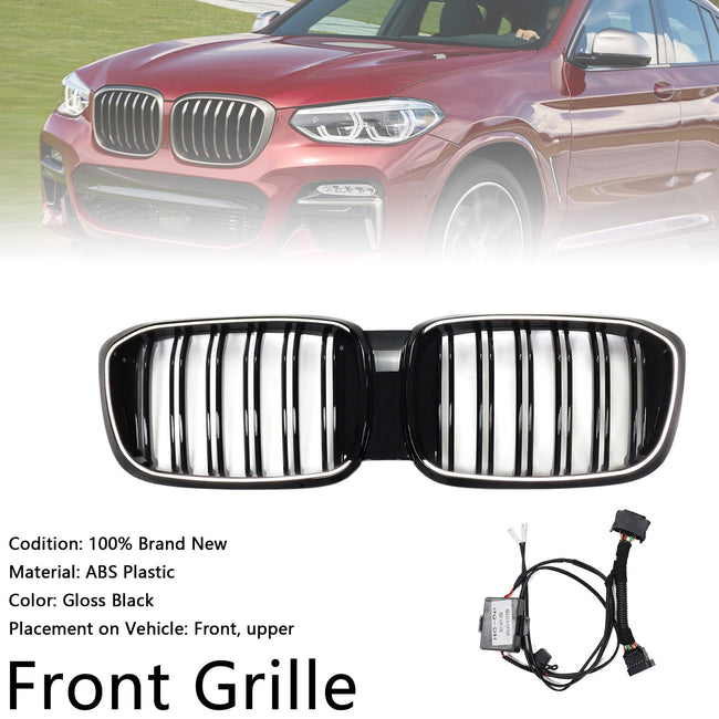 2018-2021 BMW X3 X3M G01 G08 Pre-Facelift Front Kidney Mesh Grille Grill 51138469959 51138469959