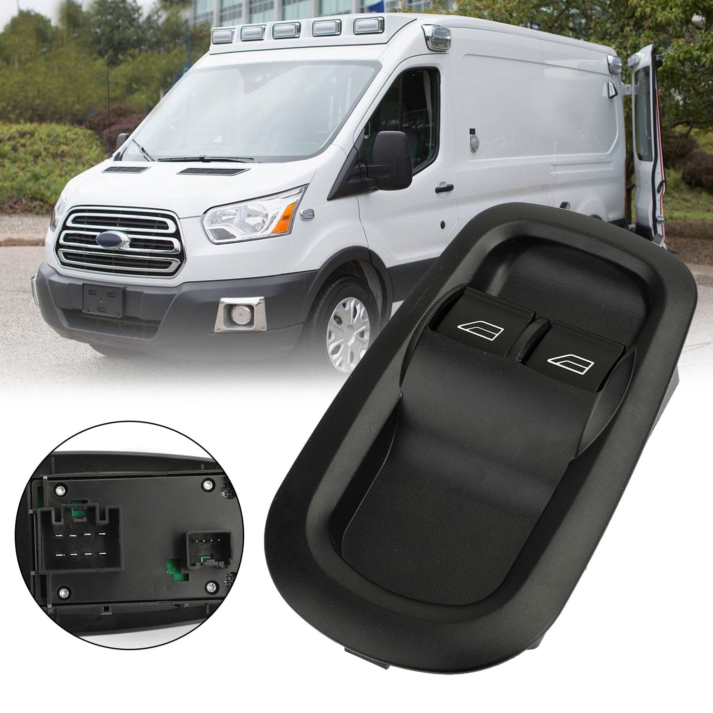 2014+ Ford Transit V-362 MK8 Custom Drivers Side Driver Door Window Switch 1791339