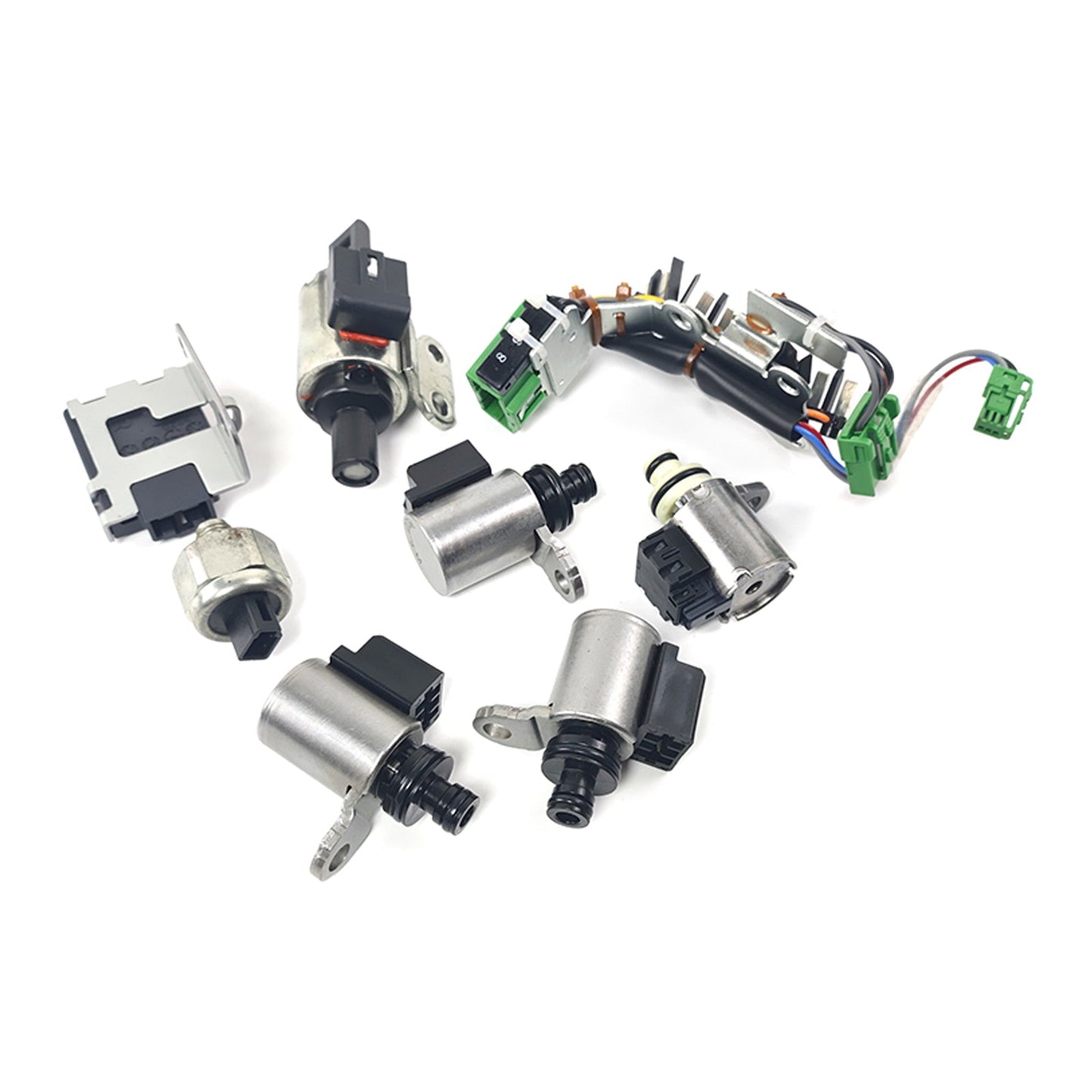 2010¨C2015 Lancer ¨C L4 2.0L, 2.4L CVT FWD (F1C1A,2800A109) CVT Transmission Solenoid Valve Kit JF011 One Senor