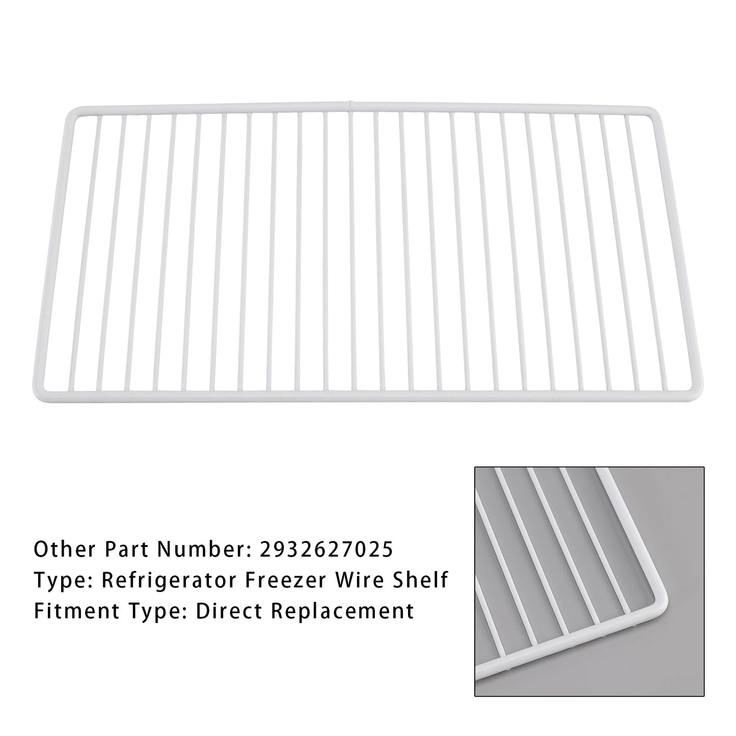 2932627025 RV Refrigerator Freezer Wire Shelf