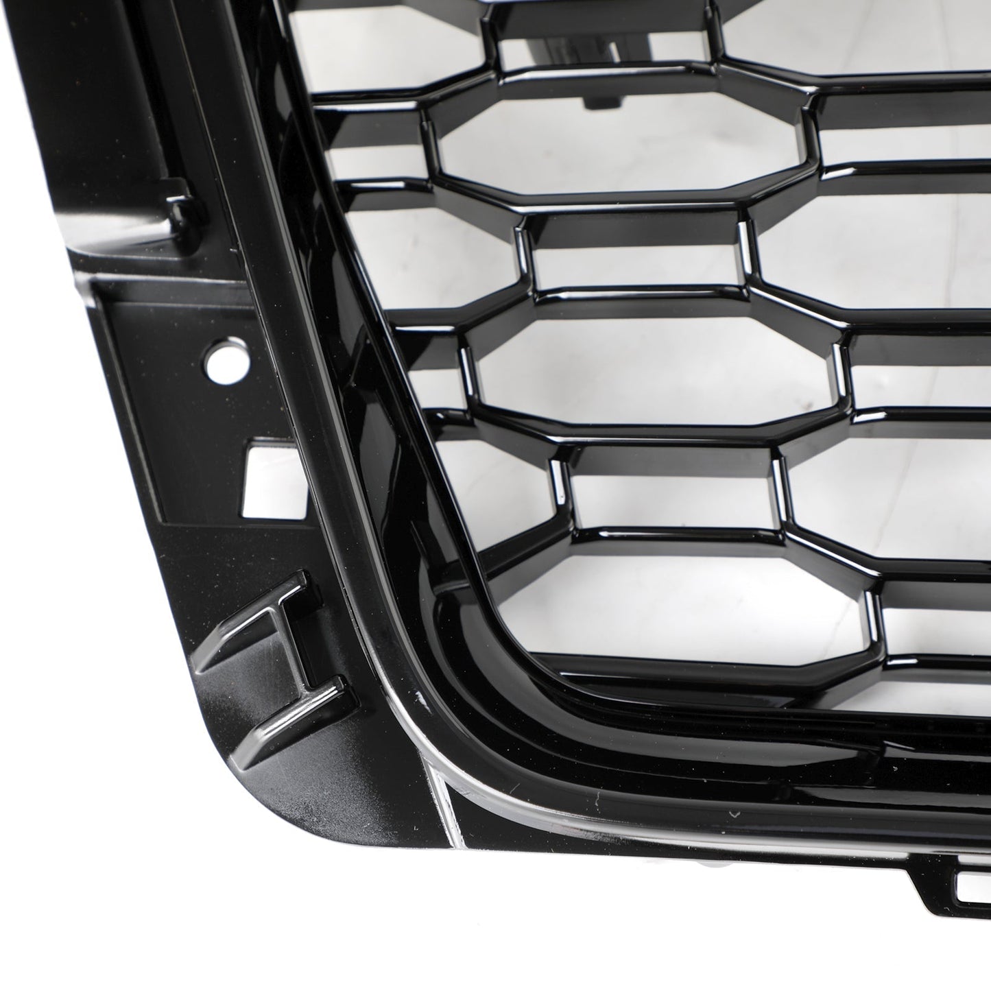 Audi B9 2016-2019 Honeycomb Mesh Hex Car Grille Grill RS4 Style Black