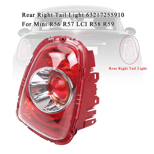 05/2010—06/2015 MINI Cabrio R57 LCI Rear Right Tail Light 63217255910