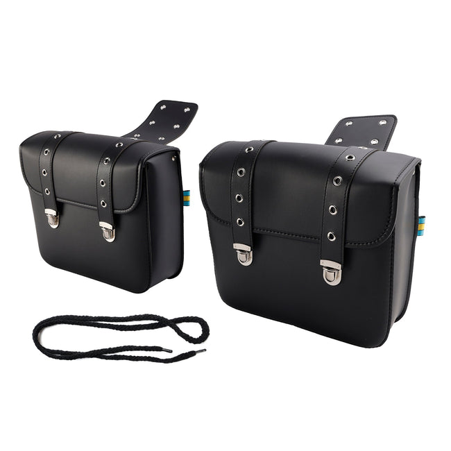 Side Tail Bag Saddlebag Color Matching Luggage Black 20L For Scooter Motorcycle