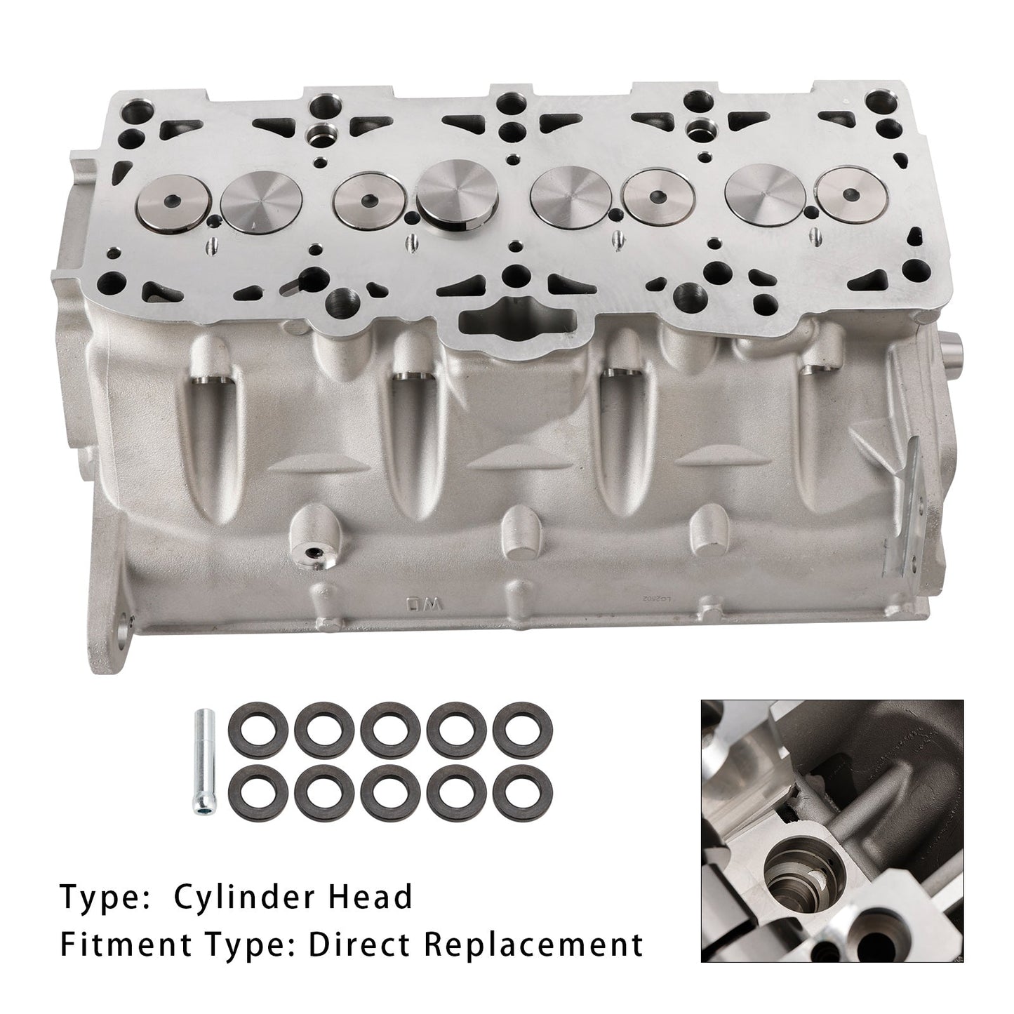 VW Audi SEAT Skoda 1.9L 8V Pump Nozzle TDI Cylinder Head Complete with Camshaft 038103373R