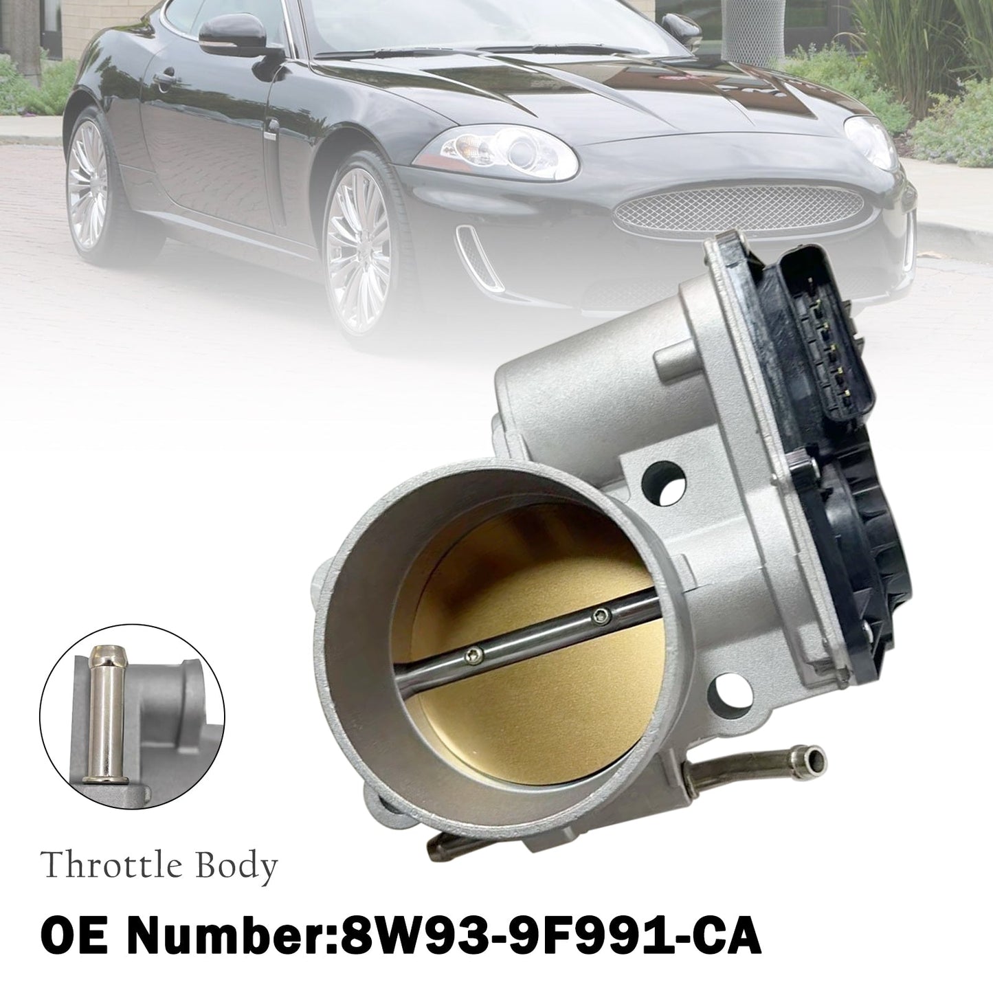2010-2012 For Jaguar XJ Throttle Valve Assembly Throttle Body Assembly 8W93-9F991-CA