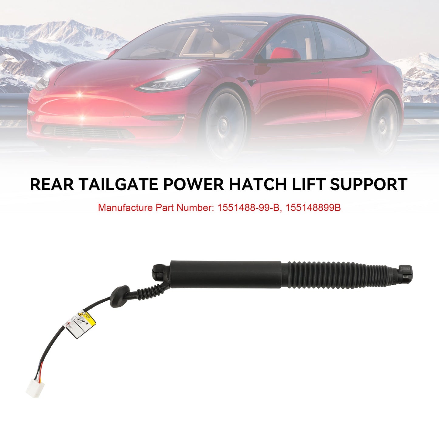 2021-2023 Tesla Model 3 Power Tailgate Power Lift Support Struthz Left Side