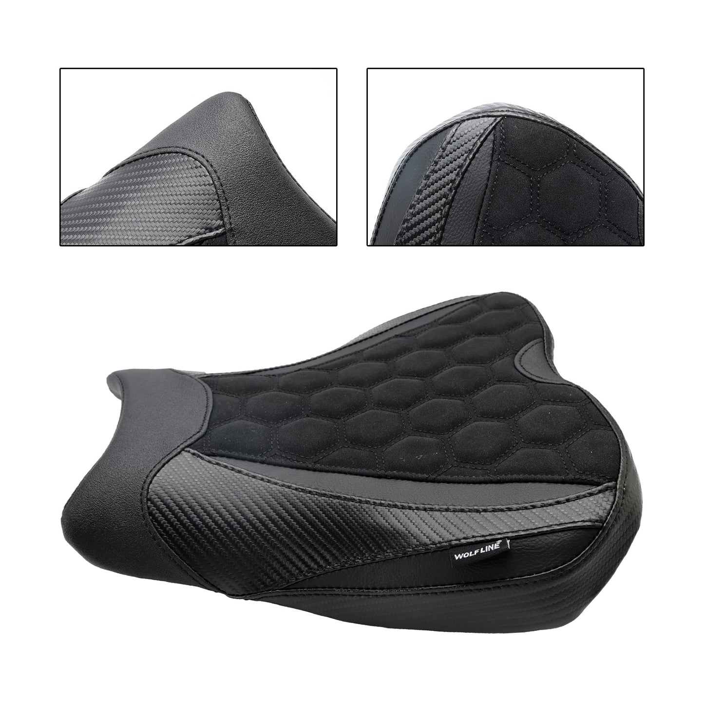 2023 KAWASAKI Ninja ZX-4R ZX-4RR Front Driver Seat Raider Cushion Pu Blacka