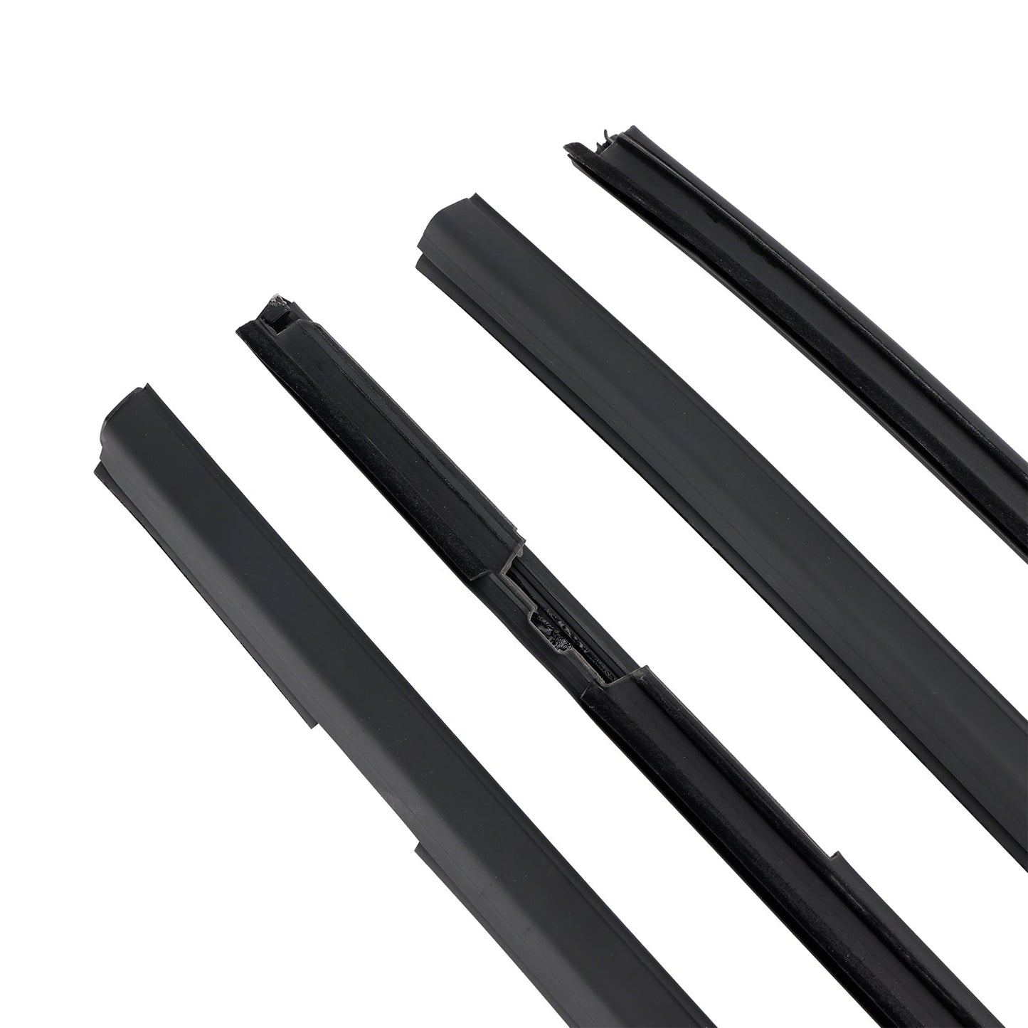 2001-2008 Honda FIT JAZZ 1st gen 4PCS Weatherstrip Rubber Seal Door Belt