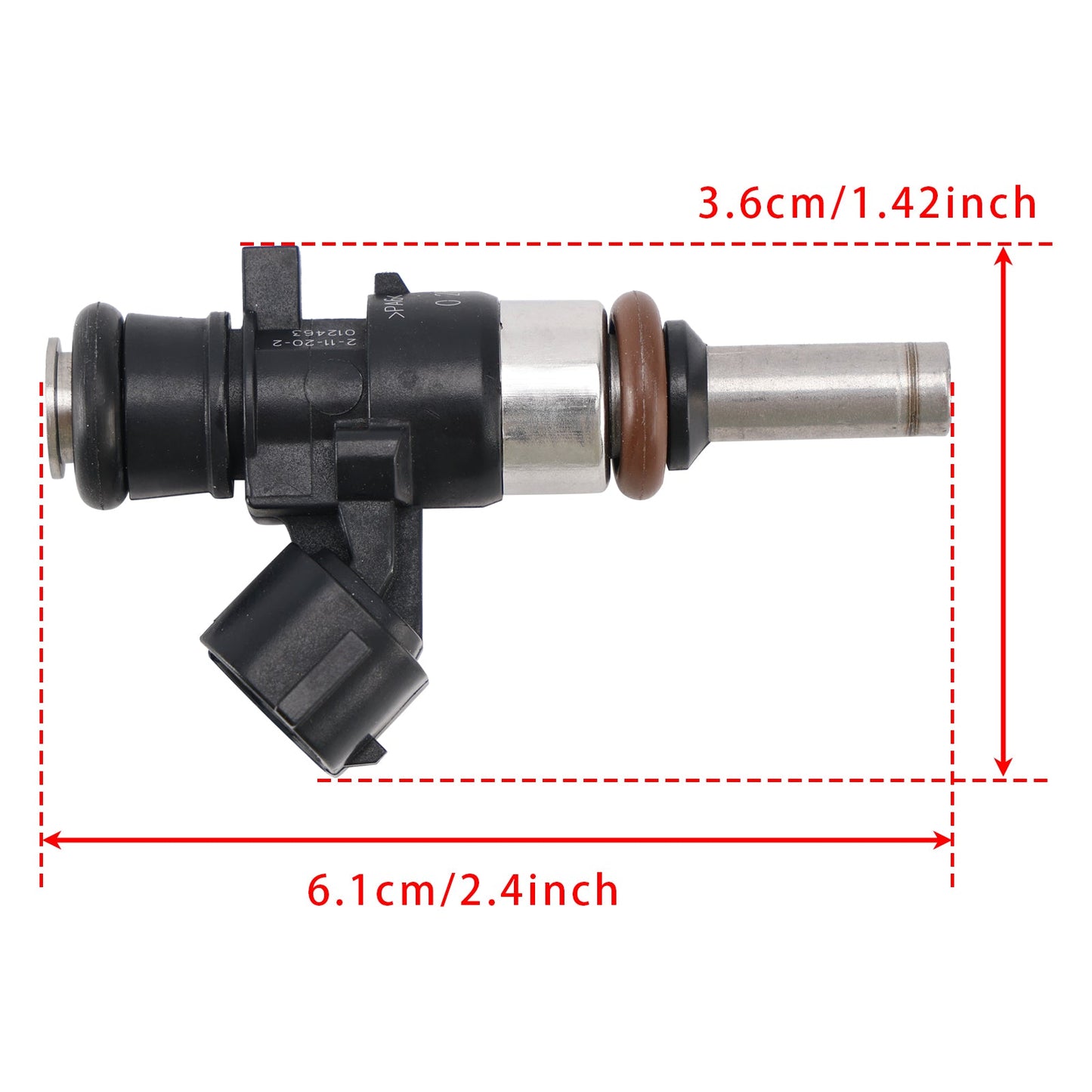 4Pcs Fuel Injector For VW Golf GTI R Audi A3 S3 2.0 CJX CHH 0280158360