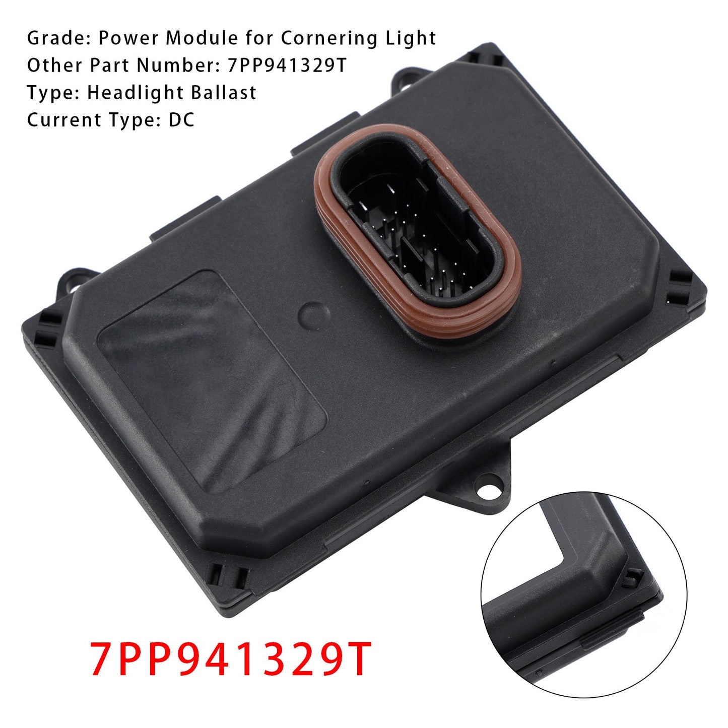 2014+ Porsche 991R GT3 RS3 99 LED Headlight Control Unit 7PP941329T