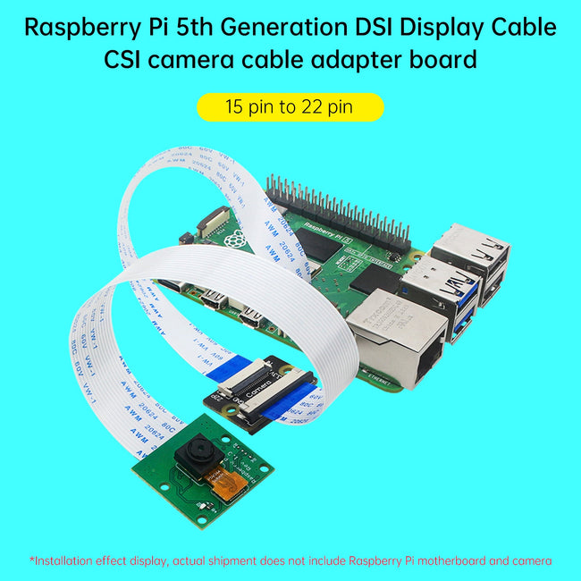 Raspberry Pi 5th generation / pi Zero DSI Display CSI Camera Cable Adapter Board
