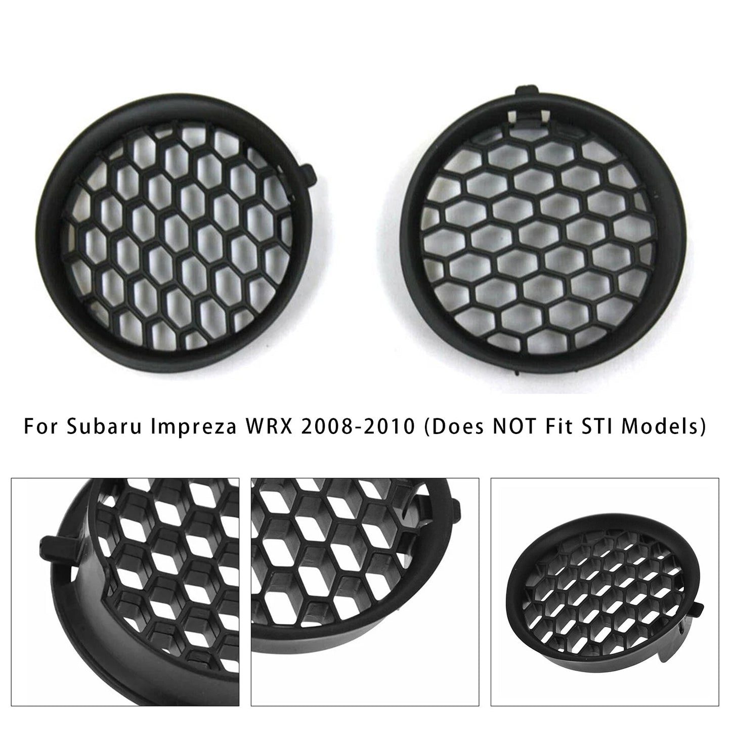 Pair Fog Light Cover Grilles For Subaru Impreza 2008-2014 57731FG200