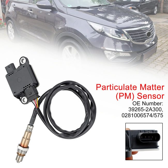 02/2010-08/2014 For Kia Venga (YN) 1.4 CRDi 90 Hatchback Diesel FWD 16 Valves Particulate Matter (PM) Sensor 0281006574/575