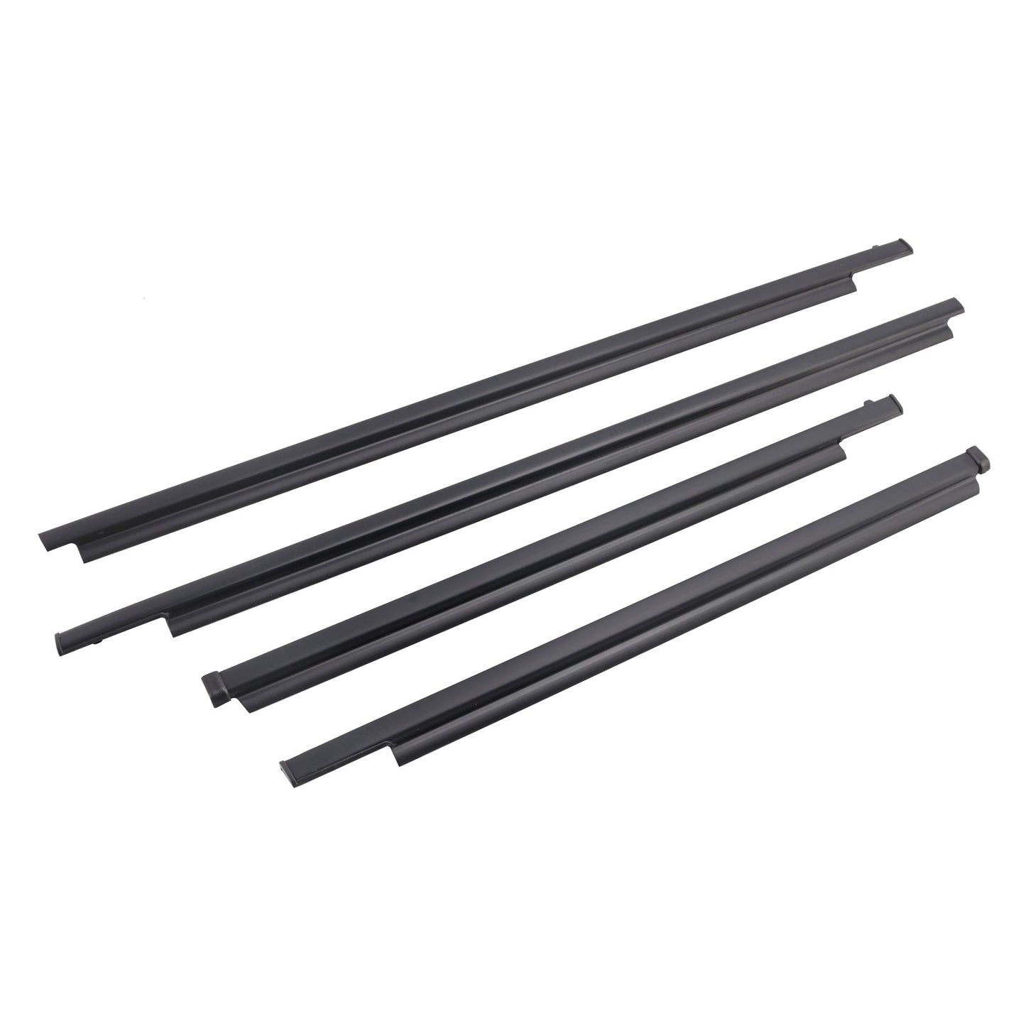 1996-2001 TOYOTA 4RUNNER 4PCS Door Glass Belt Outer Molding Weatherstrip
