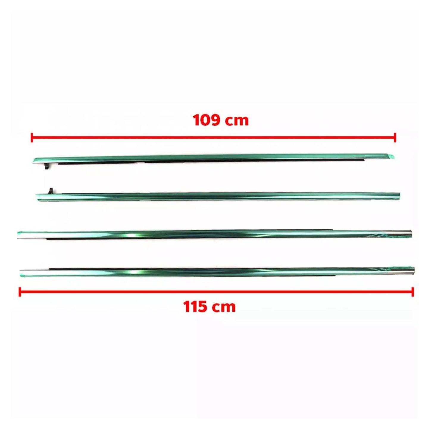 2003-2005 Honda Accord CM5 4D Sedan 4PCS Door Window Belt Trim Molding
